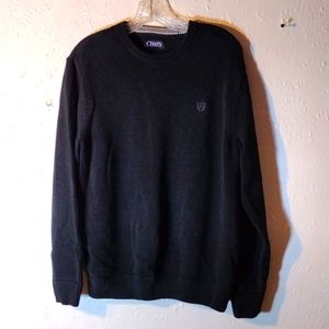 Chaps, men's black sweater